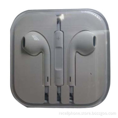Mobile Phone Headsets for Apple's iPhone 5, Headset with Microphone, Remote Volume Control